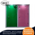 Porta tagliafuoco in acciaio colorato personalizzato
