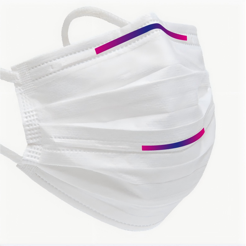 White double nose strip mask