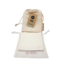 4 Layers Cotton Exfoliating Muslin Face Cloth