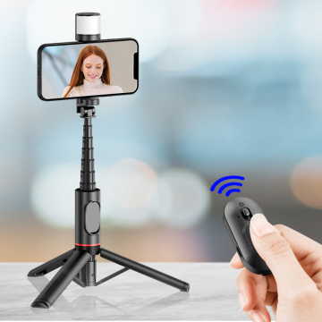 2022 Yüzük ışığı ve 360 ​​rotasyonlu yeni selfie çubuğu