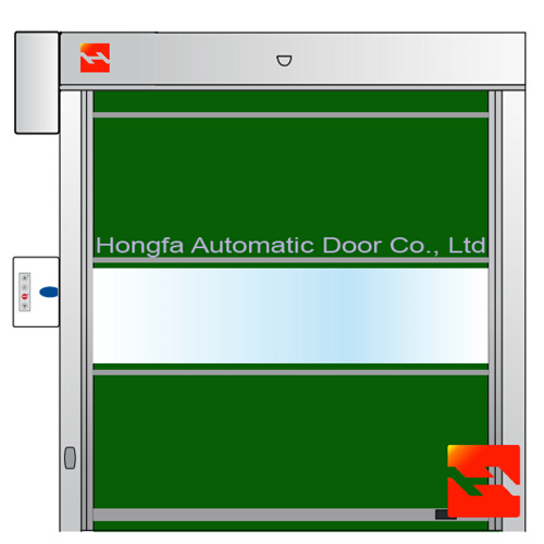 Automatic High Speed Residential Garage Rollup Door