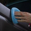 24PCS 5inch Car Waxing Sponge Blue Round Applicator Easy Cleaning Leather Polish Pad Foam Microfiber Universal Washable Reusable