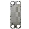 Steel heat exchanger plate