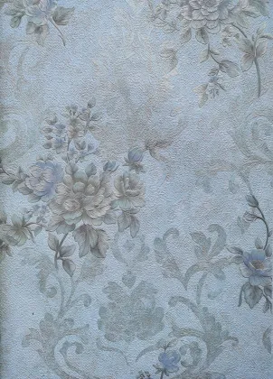 PVC Vinly Wallpaper Flower Design PVC Paper Wallpaper