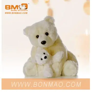 Polar bear with baby Soft Toy Stuffed Animals Toys
