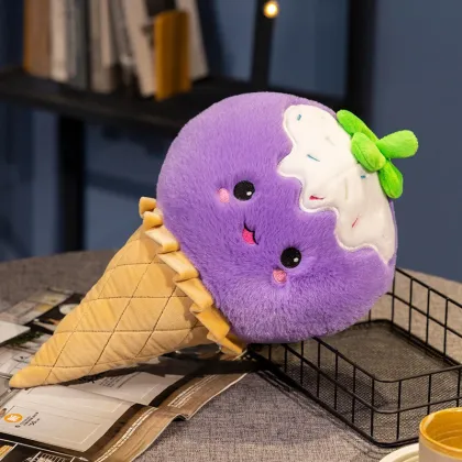 Custom Fruit Ice Cream Plush Pillow