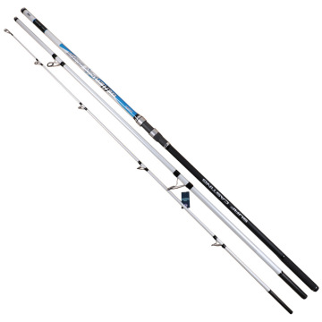 Vendita calda all'ingrosso 4,2 m/4,5 m Fuji Parti 3 sezioni 30t in fibra di carbonio surf a fusione lunga canna da pesca