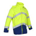 Hi Visibility Safety Clothing Flame Resistant Raincoat