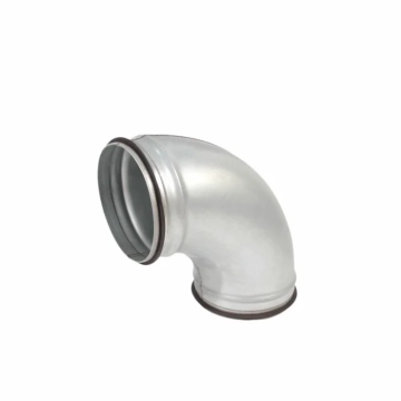 Galvanized Spiral Pipe Ventilation System 90 Degree Elbow Duct Elbow