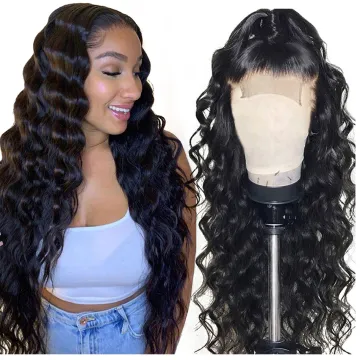High Quality Pre Plucked 12A Wig Vendors 30 Inch Loose Wave Human Hair Straight Long Mink Lace Front Frontal Wigs With Baby Hair