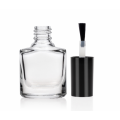 Cosmetic Nail Polish Glass bottle with Brush Cap