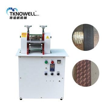 Hot Selling Pneumatic Leather Belt Strap Roller Embossing Machine