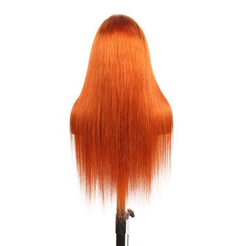 5x5 Closure Wig 350 Ginger Orange Lace Front Wig Manufactory