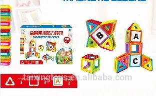 Hot Selling Wooden Magnetic Buiding Blocks for Children