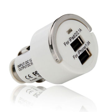 High Effciency Universal Dual Usb Car Charger For Iphone Ipad And Samsung