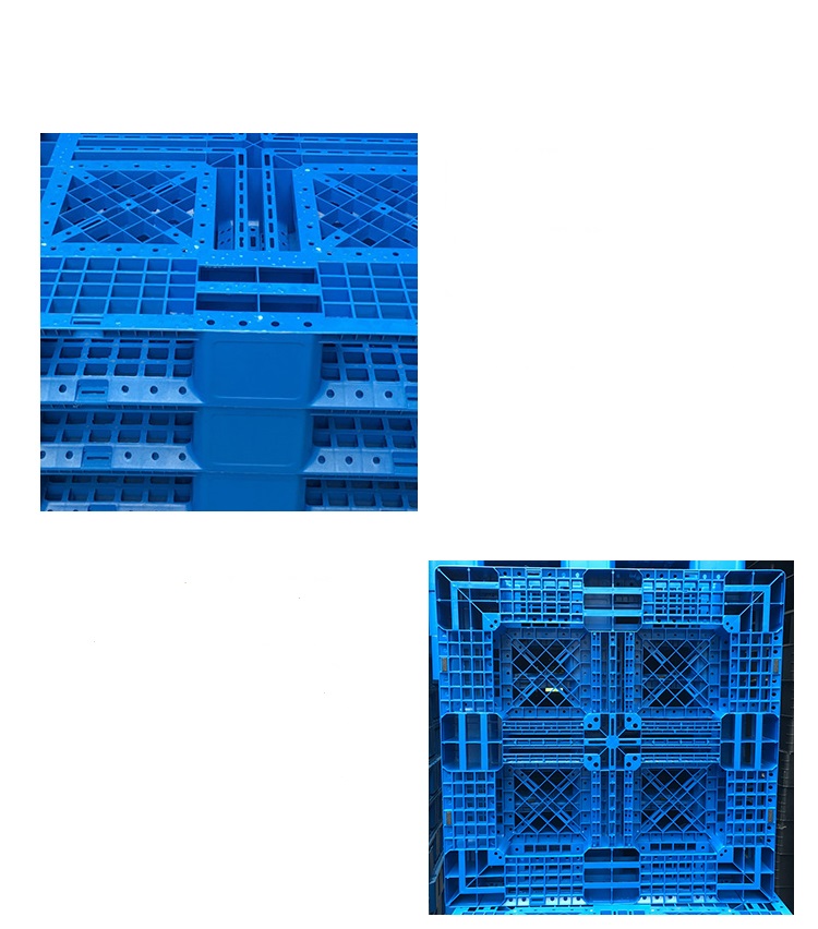 Six runners bottom support plastic pallet mould