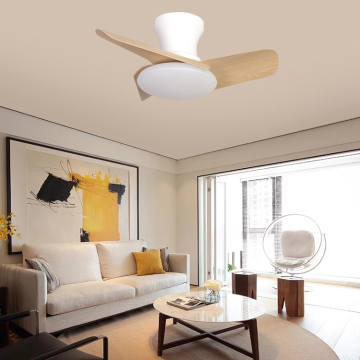 Nordic Ceiling Fan Light for Bedroom, Dining Room, and Study