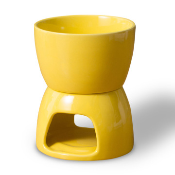Japanese Ceramic Cheese Dessert Candle Heating Fondue Set with Customized Logo