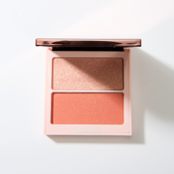 Pink Rose Gold Blush Palette Make Your Own Makeup Customization Blush Powder 2In1 Multi-Function Private Label Blush Makeup