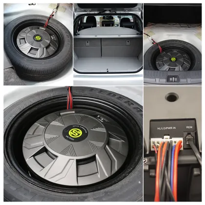 10 Inch Car Subwoofer Audio Sub Woofer SPL Active Car Speaker Subwoofer