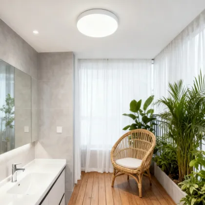 Natural glow ceiling light