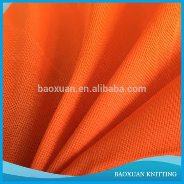 100%polyester fluorescent ultrathin tricot interlock fabric for safety vest