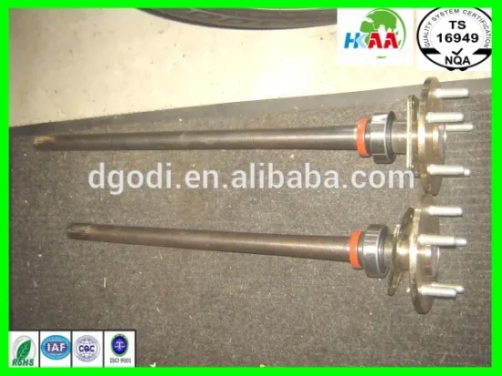 Precision stainless steel car electric drive shaft