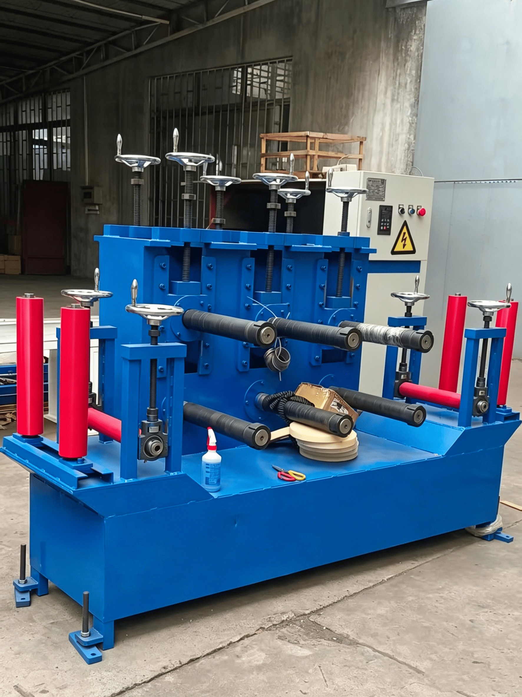 aluminum correction machine