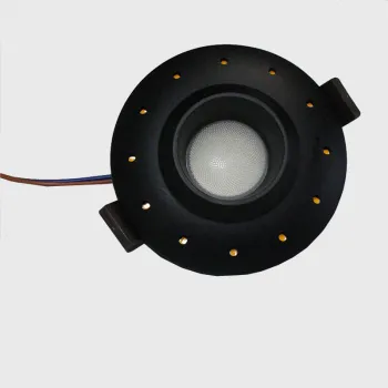 Black Commercial LED Downlight for Hotels and Ceilings