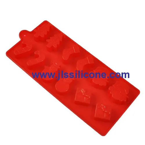 Merry Christmas Silicone Chocolate Molds 