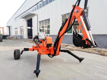 atv mini excavator towable backhoe