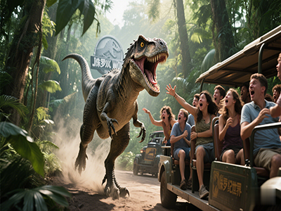 Theme parks leverage animatronics for immersive experiences