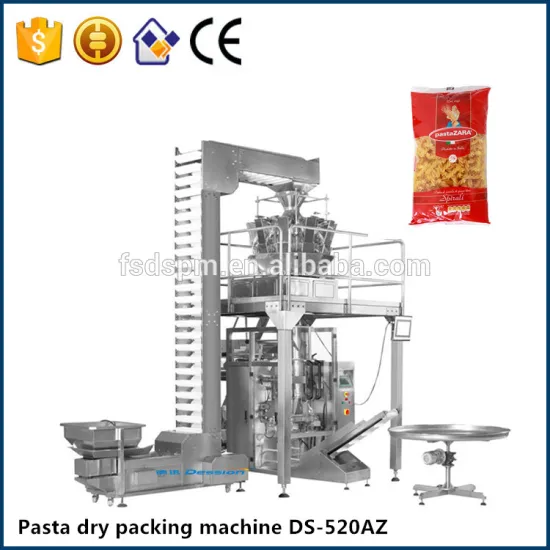 Pasta dry puffed electronic weighing automatic packing machine manufacturer
