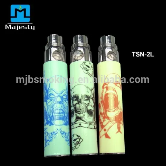 best noctilucent ego battery 650mAh/900mAh/1100mah eGo TSN-2L Electronic Cigarette Battery