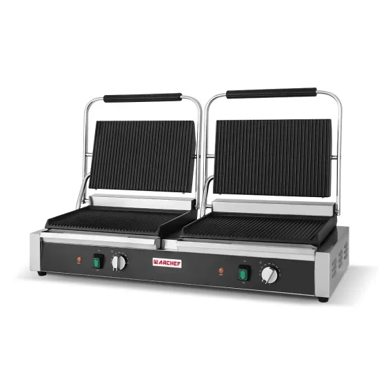 CE Commercial Restaurant Non-Stick 4.2kW Electric Sandwich Maker