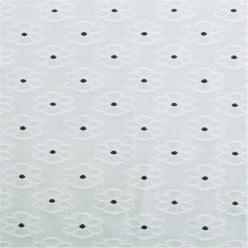 Embroidery Floral Knitting Jacquard Lace Fabric For Dress
