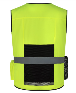 Integrated Cooling Safety Vest, Fluorescent Yellow