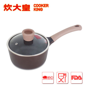 2015 Cooking pot aluminum pot with glass lid