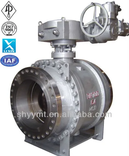 CAST STEEL TRUNNION BALL VALVE
