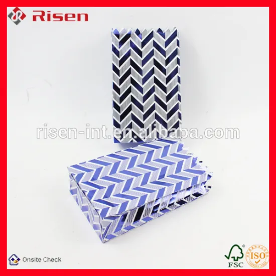 Luxury design paper food bag without handle