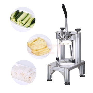 Manual Vertical Potato Slicer - Kitchen Equipment for Potatoes and Fruits