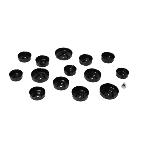 High Quality 15 Pc Oil Filter Wrench Set for Any Oil Filter