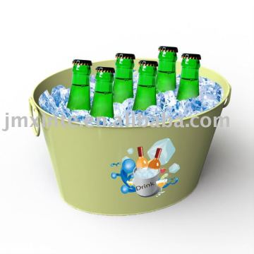 metal oval ice tub