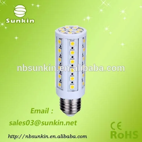SMD5050 led corn light E27 8W warm white,daylight low price