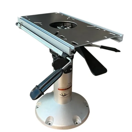 Adjustable Aluminum Seat Base Pedestal for Boats - Allshine Marine