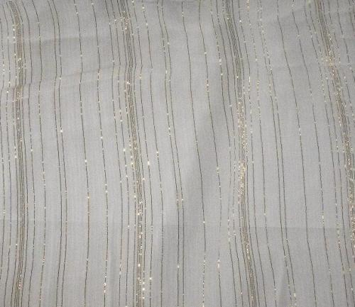 Gold Line Silk Fabric