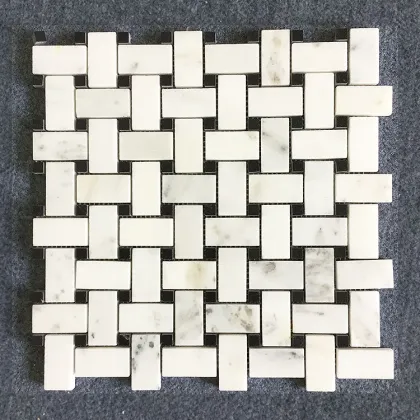 Modern White Nanoglass Herringbone Hexagon Mosaic Tiles for Interior Walls