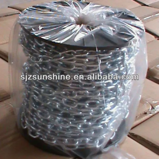 ordinary mild low carbon steel medium link chain manufacturer