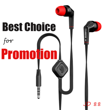 earphones china wholesale MP3 Earphone Headphone High Quality Cheap in ear flat cable earphone