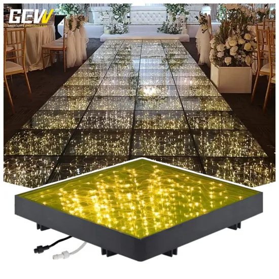 GEVV Colorful Starlight LED Dance Floor for Wedding & Parties